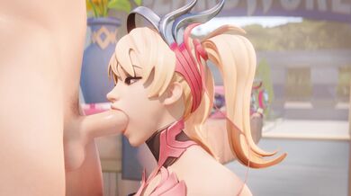 Deepthroat Blowjob with Mercy, the Sexy Pink Seductress in 4K Resolution