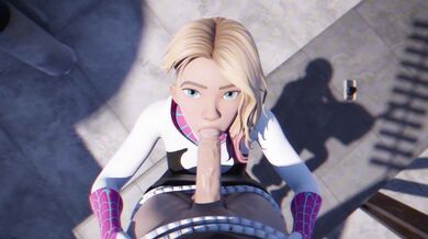 Busty Blonde Beauty Bedded By Burning Blackmailer's Boobie Trap!!! (Gwen Gets Captured By Venom!!!) (4K )