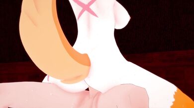 Sexy demon dog rides you hard and deep until youre sore, then licks your face clean