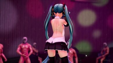 The Wet and Wild Otaku Miku Love Doll Loves to Be Fucked