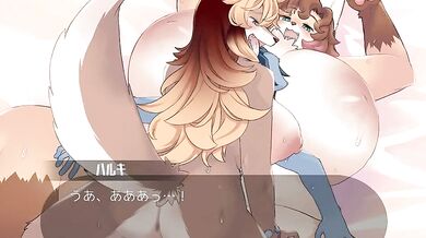 Two Beasts or Not to Beast!? Threesome (Madoka route) (Uncensored - JP)