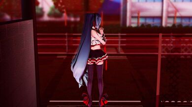 Miku Dared to Strip in Public - Apple Pie