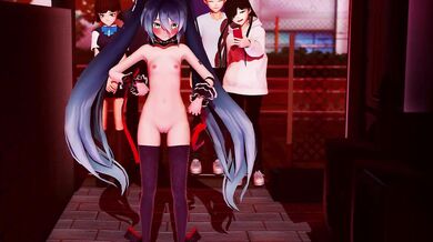 Miku Dared to Strip in Public - Apple Pie