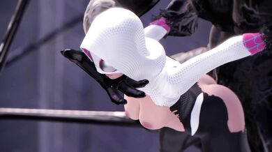 The Sinthetic Bondage of Spider Gwen and Venom