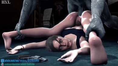 Mrs X and her sexy neighbor Mr X get down and dirty in their living room, surrounded by piles of dirty laundry