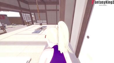 Pornographic video of the Naruto series, where Ino Yamanaka performs various sexual acts with her partner, while dressed as a ninja