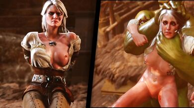 The Orc Cohort of Xomus Rapes the Helpless Ciri in a Dismal Dungeon