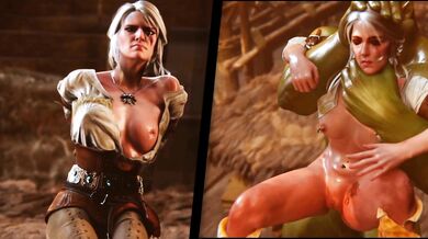 The Orc Cohort of Xomus Rapes the Helpless Ciri in a Dismal Dungeon