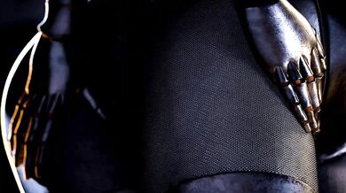 Twin sisters share a passionate kiss in the atomic heart