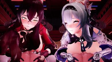 Penetrating every hole with a super orgy on HMV!