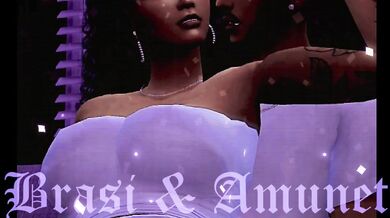 Sims 4: Brasi & Amunets Wild Fuck Session at Amunets Spot!