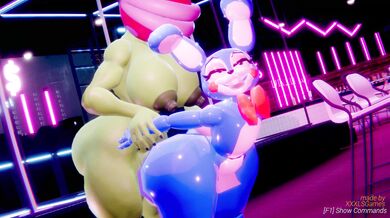 The Piranhas Cum Swallowed By Toy Bonnie In High-Definition 3D Porn Video