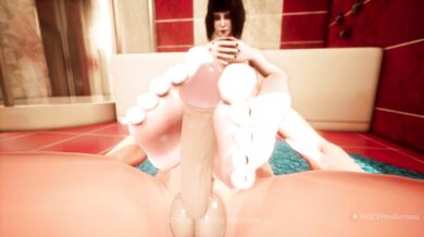 The erotic pleasures of a fetishistic toilet kiss