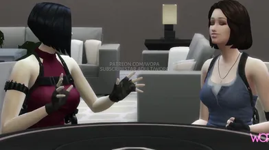 Biohazard - Lesbian Parody: Ada Wong, Jill Valentine and Claire Redfield in a Hentai Rescue Mission Gone Wrong