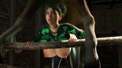 Billie Eilish Fucked by Stallion - OzMans Fantasy Porn