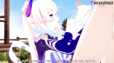 Passionate Love Making in the Monastery with Kokomi and Sangomonaya