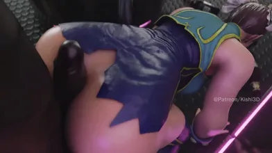 Bouncing-buns babes booty-popping boogie
