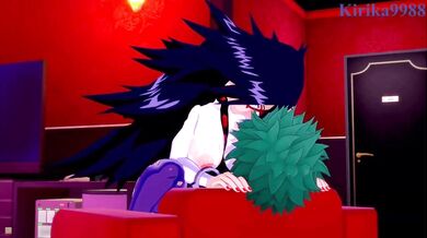 My Hero Academia - Nemuri Kayama (Midnight) ravages Izuku Midoriya in a Hotel Room