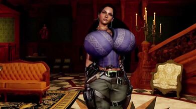 This is a remake of the first porn scene filmed in a castle, starring princess Dimitrescu from Romania