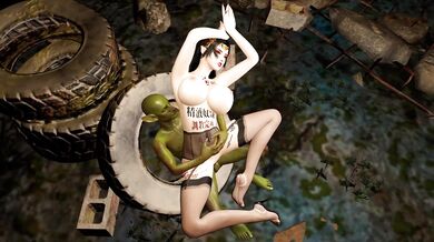 Goblin Bound by Meidusha and Betel Nut, Medusa Takes Smoke Hit to the Face