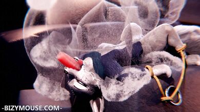 Lustful Love Making Between Buxom Zhen and Handsome Maw, with the Help of a Stuffed Toy Mouse!