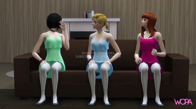 The Powerpuff Girls get together with their friends for a wild orgy