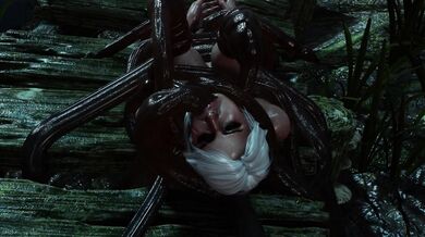 Sexualized by Tentacles: The Capture of Ciri and Her Fiery Fuck Session in 3D [SteamOven3D]