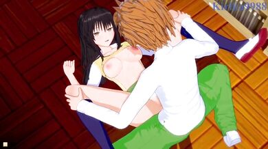 To Love Ru: Yui Kotegawa and Rito Yuki get naughty in the library