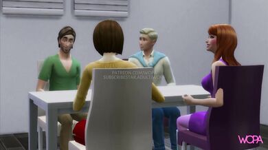 Betrayed Men in Cartoon Form See Women Pleasure Themselves while Animated Canine Helps