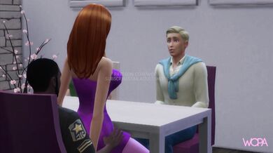 Betrayed Men in Cartoon Form See Women Pleasure Themselves while Animated Canine Helps