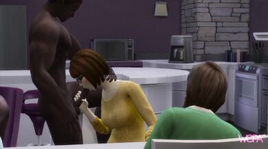 Betrayed Men in Cartoon Form See Women Pleasure Themselves while Animated Canine Helps