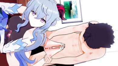 Bazett the Impact Princesss Raging Hentai Passion with Ganyu Genshin!