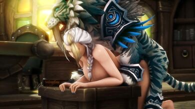 Buxom Maidens Bedding Bestial Creatures - An Erotic Compendium