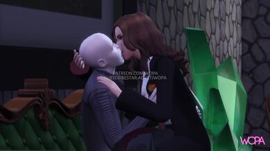 Hermione Granger, the clever witch from Harry Potter, gets fucked by her archenemy, Lord Voldemort, and she loves every second of it!