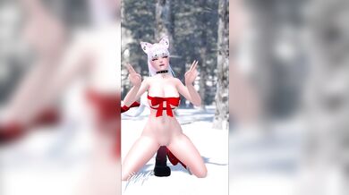 Winters Sensual Ride with a Catgirl