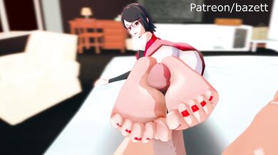 Sarada Uchiha Boruto: Bazetts Masked Hentai Adventure