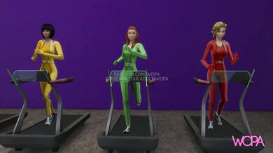 Hey guys, were here with another amazing porn video for you today! Get ready to see some hot lesbian action in the gym bathroom