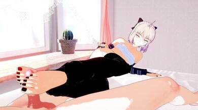 Souji Okita, Fate/stay night and Bazett: The Grand Order Hentai Porn Video