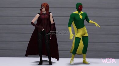 A Wanda-ful Dream: Hot Sex Between Marvel Heroes in a Trailer