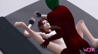 A Wanda-ful Dream: Hot Sex Between Marvel Heroes in a Trailer