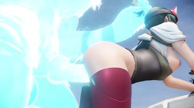 The Foxs Kitten and the Nine-Tailed Fox Demon - Animation by Rekin3D