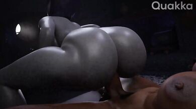 Sexy Superheroine Training with Raven and Starfire!