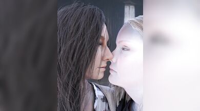 Mom, Dad and sisters are at home and having a fun time together!