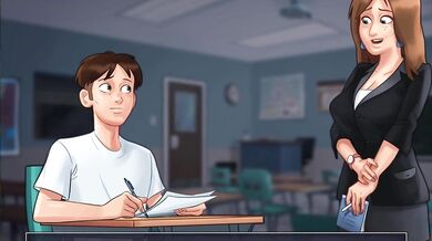 The Naughty Neighbor: A Tale of Hot Summer Nights with Miss Bissette