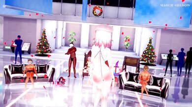 A Marching NTR Army, Public Group Sex, and Queen Cards Dance Hentai Porn!