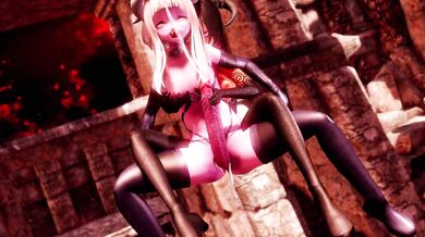 The forbidden desire of a young maid in the castle