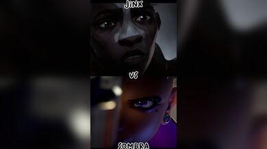 -Jinx, the sexy assassin, goes head to head with Sombra, the seductive spy