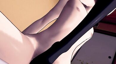 A Night of Sock-Sex with Rin and Tohsaka in the Fate/stay night Universe with Bazett as the Dominatrix