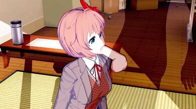 A beautiful, young woman named Sayori gets lost in a digital world filled with mysterious creatures and sensual encounters