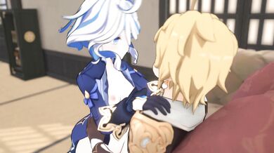 Furinas Lovey Dovey Time with her Hentai Lover